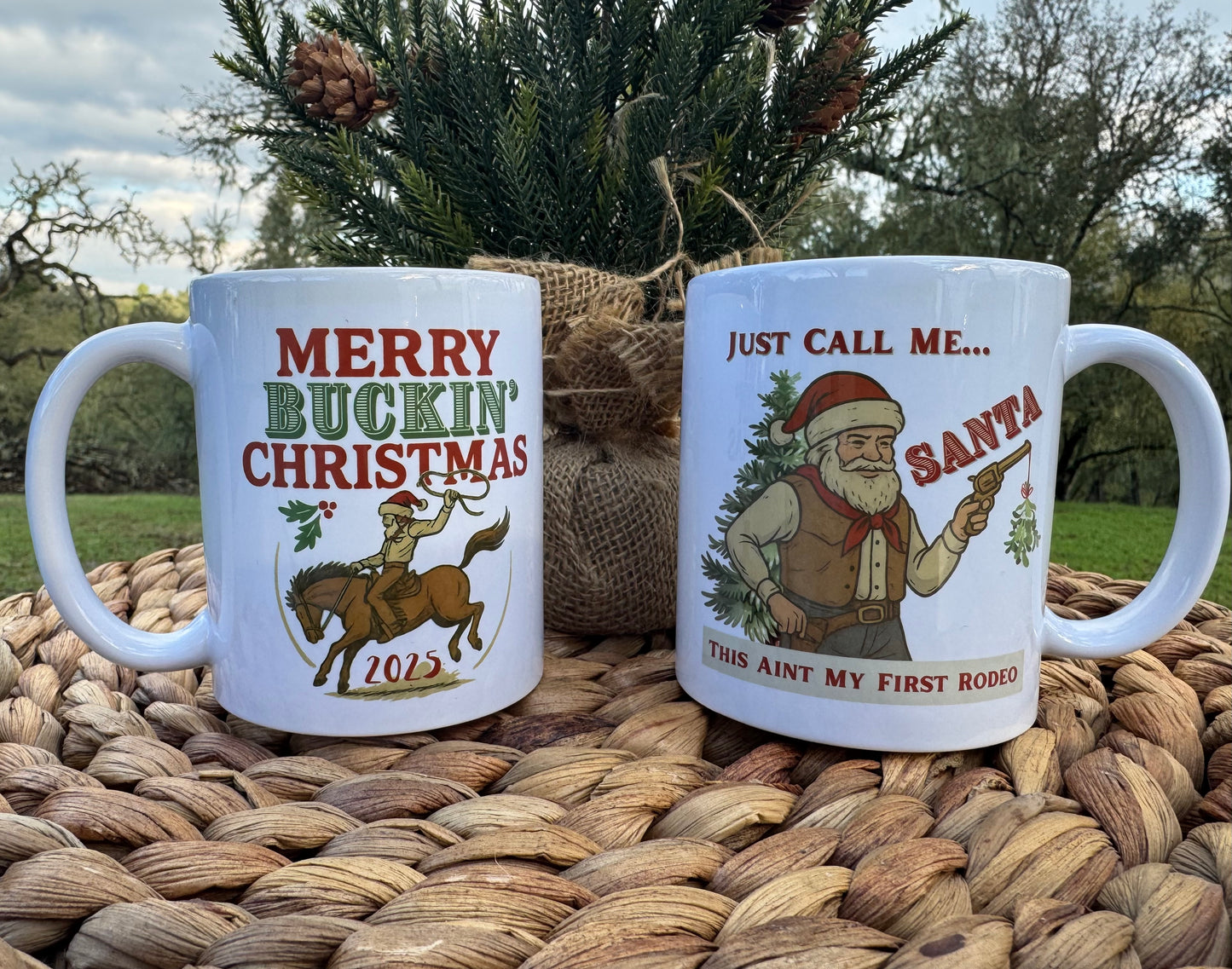 Merry Buckin' Christmas - 11oz Ceramic Mug